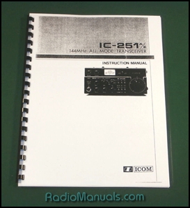 Icom IC-251A Instruction Manual
